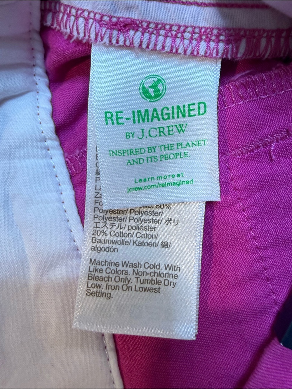 NWT J. Crew Women’s Hot Pink 5” Chino Shorts - Size 8 - Picture 6 of 8